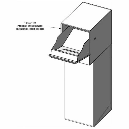 Flash Sale π dVault Thru-Wall Package Drop Vault Plus DVWM0062SA w/Bottom Hold Rear Access - Gray β¨ 3 Flash Sale π dVault Thru-Wall Package Drop Vault Plus DVWM0062SA w/Bottom Hold Rear Access - Gray β¨ - Image 3