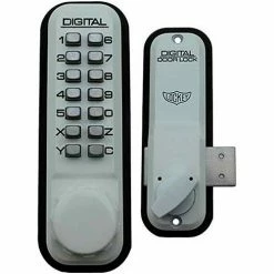 Best Pirce 👍 LockeyUSA Lockey Digital Door Lock 2200 Surface/Rim Mount, White ✔️