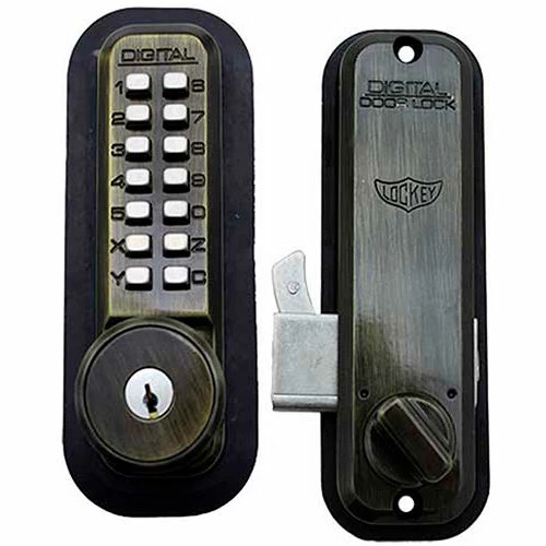 Coupon ๐ LockeyUSA Lockey Digital Door Lock 2500 Mechanical Keyless Hook Bolt with Key Override, Antique Brass ๐คฉ 1 Coupon ๐ LockeyUSA Lockey Digital Door Lock 2500 Mechanical Keyless Hook Bolt with Key Override, Antique Brass ๐คฉ