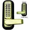 Discount ⌛ LockeyUSA Lockey Digital Door Lock 2835 Lever Handle with Double Combination, Bright Brass 😉