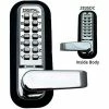 Flash Sale ⌛ LockeyUSA Lockey Digital Door Lock 2835 Lever Handle with Double Combination, Bright Chrome ❤️
