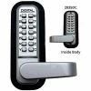 Hot Sale 🛒 LockeyUSA Lockey Digital Door Lock 2835 Lever Handle with Double Combination, Satin Chrome ✨