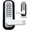 Flash Sale ⌛ LockeyUSA Lockey Digital Door Lock 2835 Lever Handle with Double Combination, White 🧨