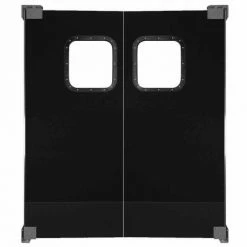 Best reviews of 🧨 Chase Doors Light to Medium Duty Service Door Double Panel Black 5' x 7' 6084NWD-BK 🌟