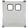 Promo 🎉 Chase Doors Light to Medium Duty Service Door Double Panel Gray 6' x 7' 7284NWD-MG 👍