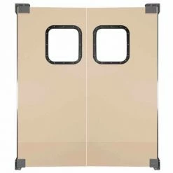 Best deal 💯 Chase Doors Light to Medium Duty Service Door Double Panel Beige 4' x 7' 4884NWD-BG 😉