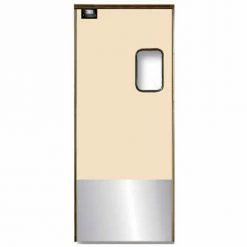Best reviews of 🥰 Chase Doors Medium Duty Service Door Single Panel Beige 3' x 7' with Kickplate 3684SC 🌟