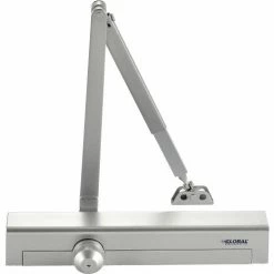 Flash Sale 👏 Global Industrial™ Aluminum Door Closer, Manual, Hydraulic, For Internal and External Use ❤️