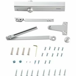 Flash Sale 👏 Global Industrial Aluminum Door Closer, Manual, Hydraulic, For Internal and External Use ❤️ -Doors & Windows Sales 713153 12