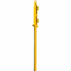 Brand new 😀 Global Industrial™ Yellow Powder 🧥 Coated Steel Ladder Safety Post 🌟 -Doors & Windows Sales 713158 02