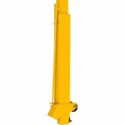 Brand new 😀 Global Industrial™ Yellow Powder 🧥 Coated Steel Ladder Safety Post 🌟 -Doors & Windows Sales 713158 07