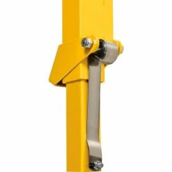 Brand new 😀 Global Industrial™ Yellow Powder 🧥 Coated Steel Ladder Safety Post 🌟 -Doors & Windows Sales 713158 08