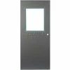 Brand new 🔔 CECO Hollow Steel Security Door, Half Glass, Cylindrical, SteelCraft Hinge/Glass, 16 Ga, 32"W X 84"H 🎉