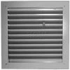 Brand new ⭐ Air Louvers Fire-Rated Door Louver 1900A2424G, Adjustable Z-Blade, Self-Attach, 24" X 24", Gray Primer 👍