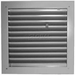 Brand new ⭐ Air Louvers Fire-Rated Door Louver 1900A2424G, Adjustable Z-Blade, Self-Attach, 24" X 24", Gray Primer 👍