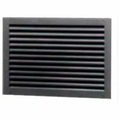 Budget ❤️ Air Louvers Steel Door Louver Two Piece 700A1818B, Inverted Split "Y", 50% Free Area, 18" X 18", Bronze ⌛