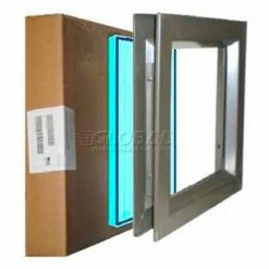 Promo 👏 Air Louvers Louver & Steel Beveled Vision Lite VLFEZ0722B WS PAK, 7" X 22", WireShield Fire & Safety Glaze 🛒