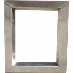 Best Pirce ⭐ Air Louvers Stainless Steel Beveled Vision Lite VLFEZS 1212, 12" X 12", 🔔