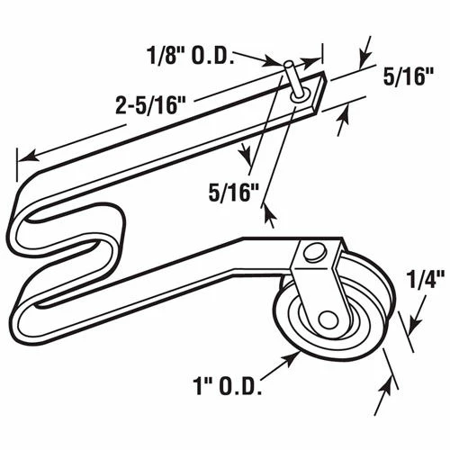 Budget ๐ Prime-Line Products Prime-Line® Screen Door Tension Spring, w/1" Steel Roller, Adjustable, B 644 โ๏ธ 2 Budget ๐ Prime-Line Products Prime-Line® Screen Door Tension Spring, w/1" Steel Roller, Adjustable, B 644 โ๏ธ - Image 2