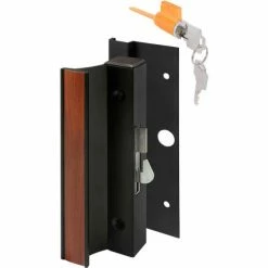 Deals ✨ Prime-Line Products Prime-Line C 1094 Keyed Sliding Door Handle Set, Black 🌟