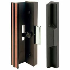 Buy 🎁 Prime-Line Products Prime-Line® Sliding Door Handle Set, Black Aluminum and Diecast, C 1106 😍