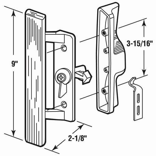 Wholesale 🔔 Prime-Line Products Prime-Line® Internal Door Handle Set, Wood Pull, Black, C 1107 ⭐ 2 Wholesale 🔔 Prime-Line Products Prime-Line® Internal Door Handle Set, Wood Pull, Black, C 1107 ⭐ - Image 2