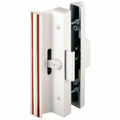 Best Sale 🌟 Prime-Line Products Prime-Line® Sliding Door Handle Set, White Aluminum and Diecast, C 1116 ✔️