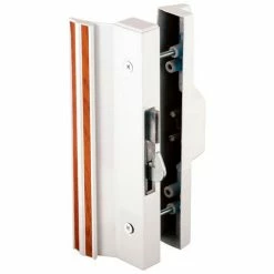 Cheapest 🌟 Prime-Line Products Prime-Line® Sliding Door Handle Set, Anti-Lift, White Aluminum and Diecast, C 1118 ⭐