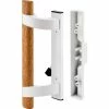Outlet 🎁 Prime-Line Products Prime-Line C 1128 Sliding Door Handle Set, Wood Handle, White Alum/Diecast 🛒