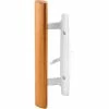 Outlet 🎉 Prime-Line Products Prime-Line C 1208 Sliding Door Handle Inside Pull, Wood Handle, White Diecast 💯
