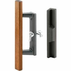 Coupon 😉 Prime-Line Products Prime-Line C 1260 Sliding Door Handle, Black, 1-Pack ❤️