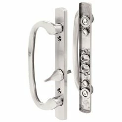 Best deal 🎁 Prime-Line Products Prime-Line® Sliding Door Handle Set, Satin Nickel, C 1282 ⌛