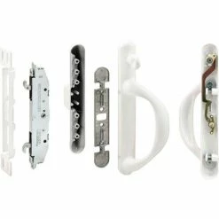 Outlet 🤩 Prime-Line Products Prime-Line C 1308 Patio Door Handle Set, White, Mortise System, Right Hand 👍