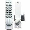 Buy 🎉 LockeyUSA Lockey C150 Mechanical Keyless Surface Mount Hook Bolt Lock for Sliding Door, White 👍