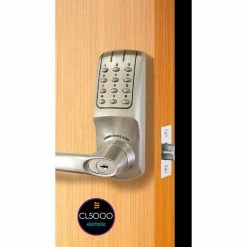 Best reviews of β Codelocks ANSI Grade 2 HD Electronic Lockset, CL5210IC-BS, Interchangeable Core, Brushed Steel π§¨