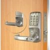 New ❤️ Codelocks Electronic Lockset, Grade 1 UL Mortise Lock Chassis, CL5250-BS, Brushed Steel 🌟