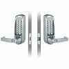 Coupon 😀 Codelocks ANSI Grade 2 Mechanical Lockset, CL615BB-BS, EZ Code Change, Brushed Steel 🎉