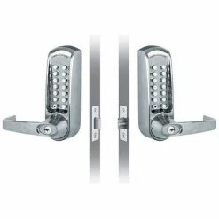 Coupon π Codelocks ANSI Grade 2 Mechanical Lockset, CL615BB-BS, EZ Code Change, Brushed Steel π