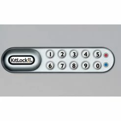 Budget ✨ Codelocks 4-In-1 Electronic Cam Lock, KL1006RH-SG, Up To 1" Thick Matl, RH Horz, Silver Gray ❤️ -Doors & Windows Sales CNO KL1006RH SG