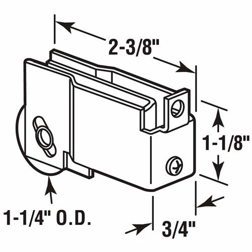 Coupon ๐ Prime-Line Products Prime-Line® Sliding Door Roller Assembly, 1-1/4" Steel Ball Bearing, D 1515 โ๏ธ 2 Coupon ๐ Prime-Line Products Prime-Line® Sliding Door Roller Assembly, 1-1/4" Steel Ball Bearing, D 1515 โ๏ธ - Image 2