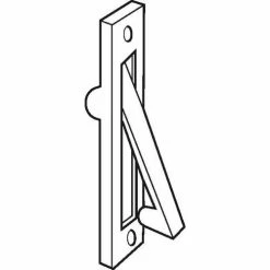 Hot Sale ❤️ Don-Jo Don Jo 106-619 Edge Pull, 1-1/4"x6", Satin Nickel - Pkg Qty 10 👍