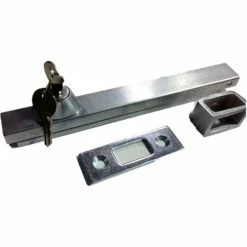 Coupon 🔔 Don-Jo Don Jo 1579-626 Surface Bolts-UL Rated, Locking Function W/Key, Brushed Chrome - Pkg Qty 10 🔥