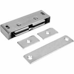 Hot Sale 🛒 Don-Jo Don Jo 1722-626 Magnetic Latch, 3-1/8"x1"x9/16", Brushed Chrome - Pkg Qty 10 😉