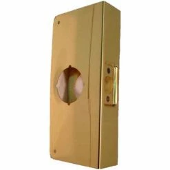 Buy ⭐ Don-Jo Don Jo 4-CW-PB Wrap Around For Cylindrical Door Locks W/ 2-1/8"Hole, 2-3/4"Backset,PB - Pkg Qty 10 💯