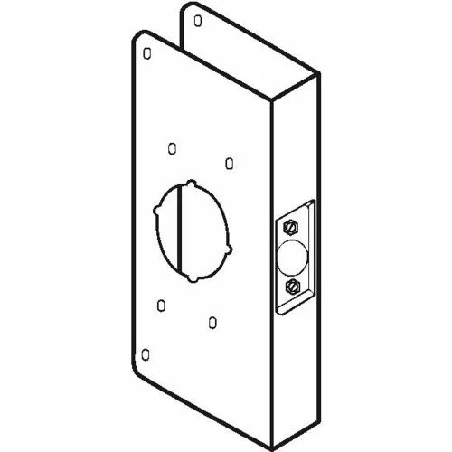 Outlet 𧨠Don-Jo Don Jo 4550-CW-S Wrap Around For Mounting Hospital Push/Pull Latches, 5"Backset, Stainless Steel β 1 Outlet 𧨠Don-Jo Don Jo 4550-CW-S Wrap Around For Mounting Hospital Push/Pull Latches, 5"Backset, Stainless Steel β