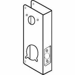 Promo 😉 Don-Jo Don Jo 5000-CW-S Wrap Around For Kaba/Simplex 1000, E-2000, 4000 & 5000 Series, Stainless Steel ✔️