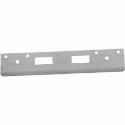 Outlet 👏 Don-Jo Don Jo FL 212N4-BP Armor Strike, 12"x1-3/8", Dbl Hole For 3-5/8"&4"Centered Locksets, Brass Plated - Pkg Qty 10 🌟