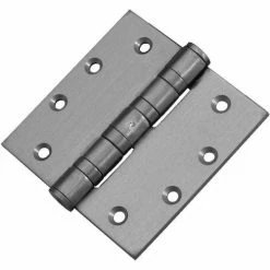 Top 10 🧨 Don-Jo Don Jo HWBB94545-630 Full Mortise Ball Bearing Template Hinge, 4-1/2"x4-1/2", 0.18 Gauge, SS - Pkg Qty 3 ❤️