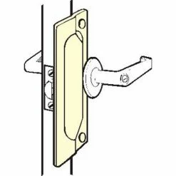 Brand new 👏 Don-Jo Don Jo LP 207 EBF-BP Latch Protector For Outswing Doors, 2-3/4"x7", Fasteners, Brass Plated - Pkg Qty 10 👍