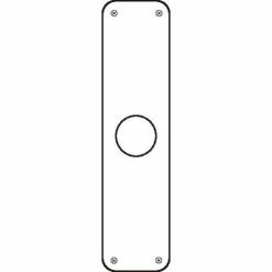 Buy 🧨 Don-Jo Don Jo RP 13515-630 Remodeler Plate, 3-1/2"x15", .032 thick, Stainless Steel - Pkg Qty 10 🔔